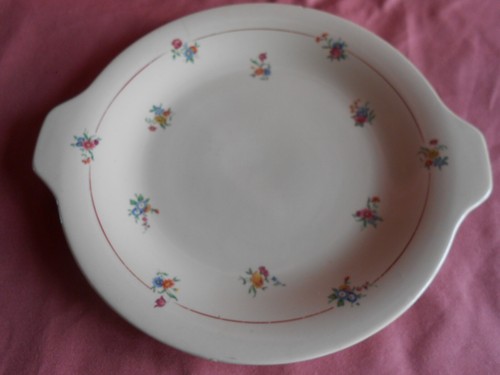 Joli plat tarte ancien - plat,
