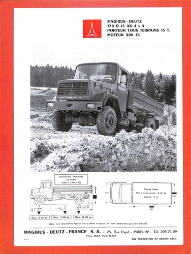 Magirus deutz 170 d 15 - /, ak