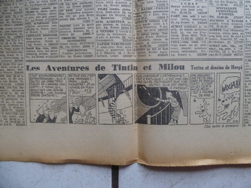 Tintin journal soir - journal, le