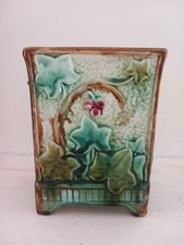 Ancien Cache Pot ONNAING  en Barbotine