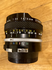 Nikon AIS fish eye 16mm f3.5