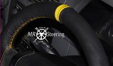 Couvre Volant En Cuir Noir