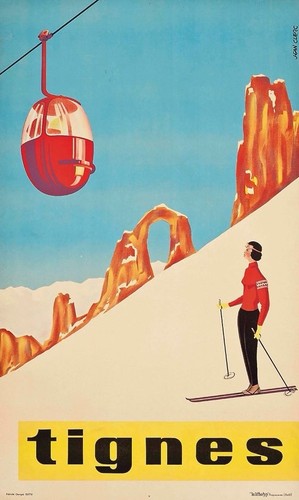 Affiche poster alpes - affiche,