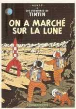 HERGE carte postale bd  Les