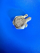 Briquet ancien à amadou / silex – Modèle hexagonal gravé – XIXᵉ / début XXᵉ