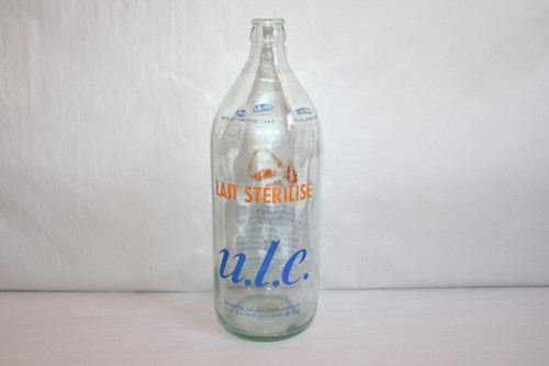 Bouteille lait verre - de,