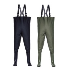 Masculin Waders De Pêche 3 Kamido Classic noir/vert