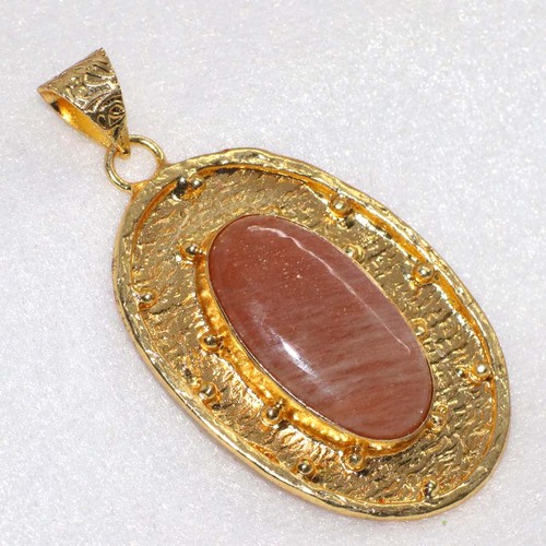 Pendentif plaqué golden en - plaqué, or