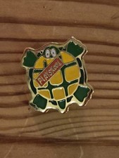 PINS BADGE VINTAGE COLLECTION JEU TORTUE PLAYSKOOL