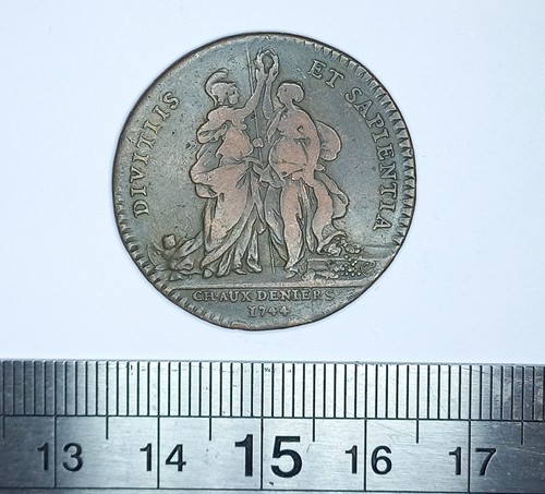 Jeton louis 1744 - xv, –