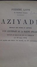 Pierre Loti Aziyadé Calmann