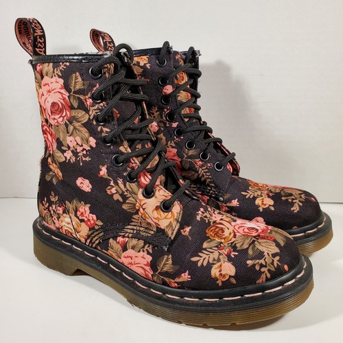 Doc martens rose floral - floral, print