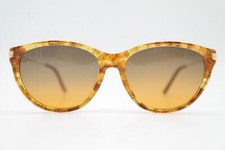 Lunettes De Soleil Vintage Cartier PARIS 1775987 Marron Or Argent Ovales