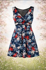 🛍 ROBE L33 💜 BLEU MARINE