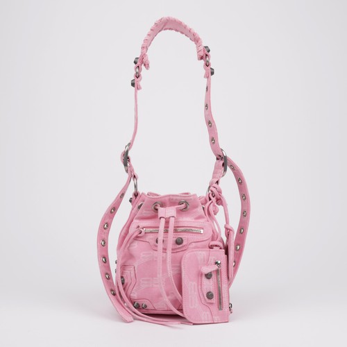 Balenciaga sac seau denim - balenciaga,
