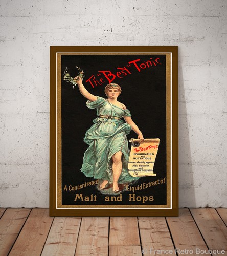 Affiche publicitaire vintage