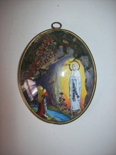 Ancien reliquaire souvenir - -,