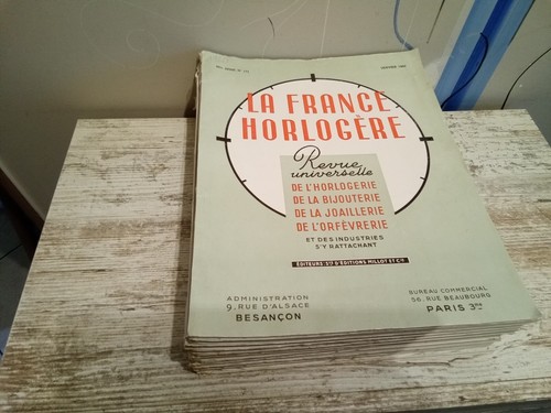 Revue france horlogère - revue,