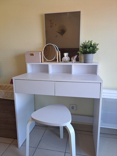 Coiffeuse avec miroir amazon - coiffeuse,