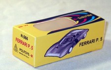 POLITOYS 566 FERRARI P5  BOITE
