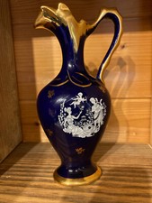 Vase miniature bleu de four