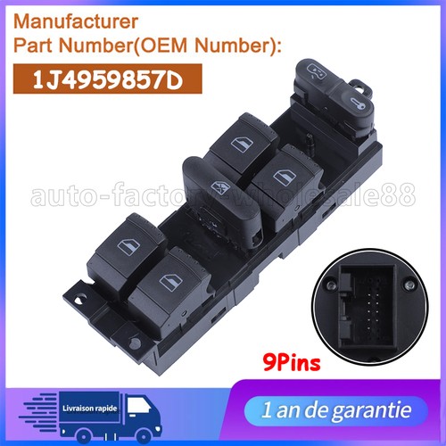 Bouton commande lève vitre - bouton,