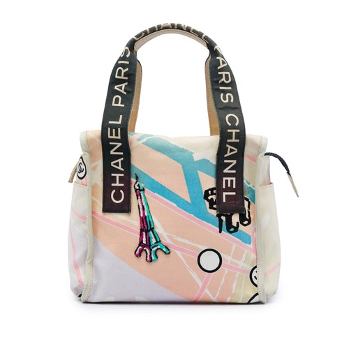 Chanel toile eiffel tower - eiffel,