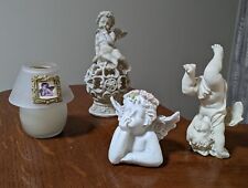 Angelots en résine (lot divers de 4)