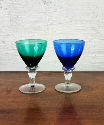 Lot deux magnifique verre - lot,