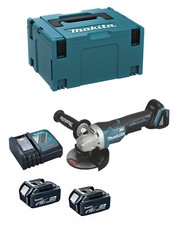 Meuleuse Ø 125 mm 18V LXT - MAKITA - 2 batteries 18V 5.0Ah - chargeur - MakPac -