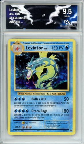 Carte pokémon léviator - carte,