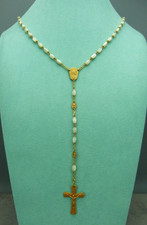 Ravissant chapelet, plaqué or