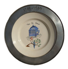 Assiette ceramique Vive La