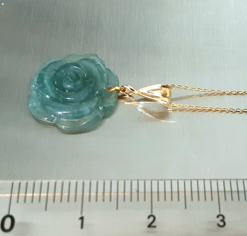 Pendentif jade bélière - pendentif, jade-bélière