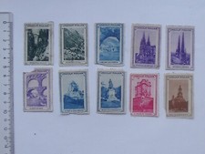 IMAGE Chocolat POULAIN: MONUMENTS de FRANCE Lot 10 différents même série