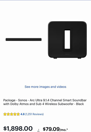 Sonos arc ultra 4 dolby - sonos,