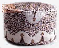 Bohème Mandala Pouf Housse Salle à Manger Ottomane Décor Echelle Tabouret 22