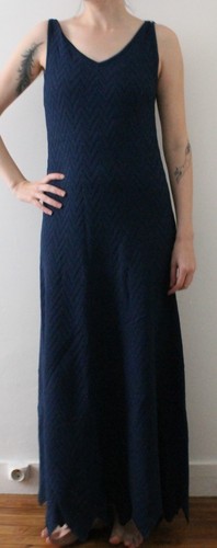 Alaïa robe longue ajourée