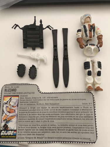 Joe blizzard figurine 1988 - joe,
