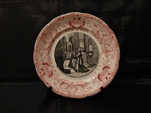 Assiette parlante digoin - parlante,
