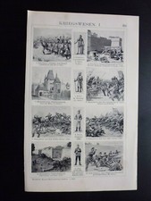 gravure 1906:materiel de