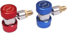 Rglable AC R134A Coupleur R134A Rapide Connecteur Adaptateur Haut Bas Raccords