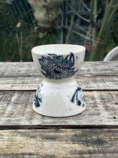 Coquetier diabolo en faïence - Manufacture ? Sarreguemines, Gien, Luneville ?