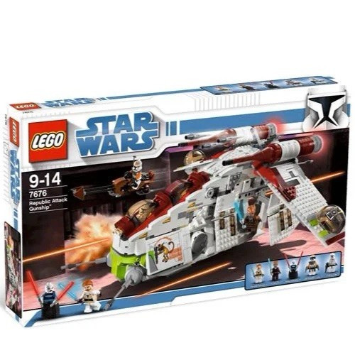 Lego republic attack gunship - attack,