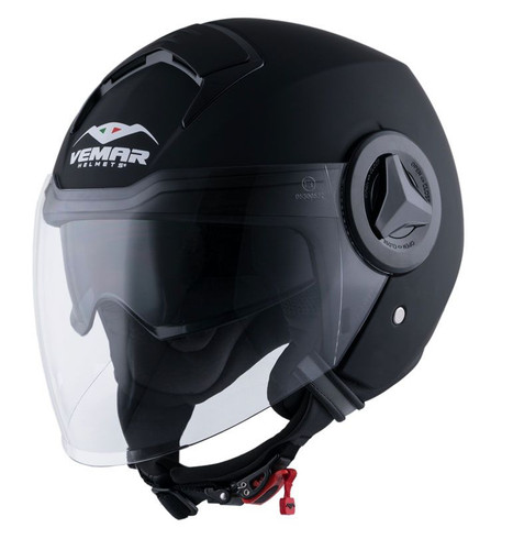 Casque jet double visière - double,