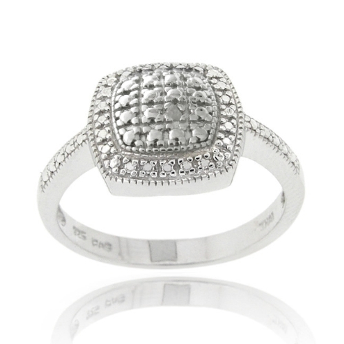925 argent diamant accent - 925,
