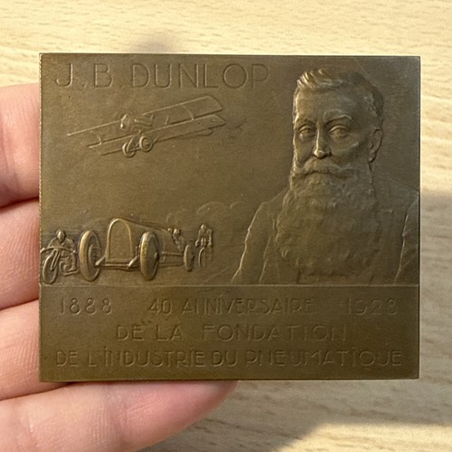 Médaille dunlop 1888 1928 - dunlop,