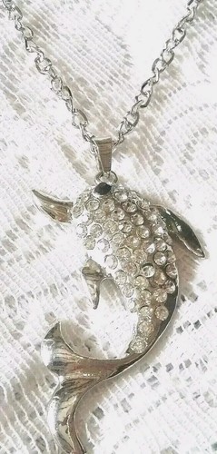 Collier sautoir dauphin - collier,
