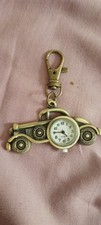 porte clé voiture ancienne montre bronze vintage  neuve
