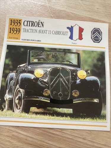 Citroën traction cabriolet - citroën,